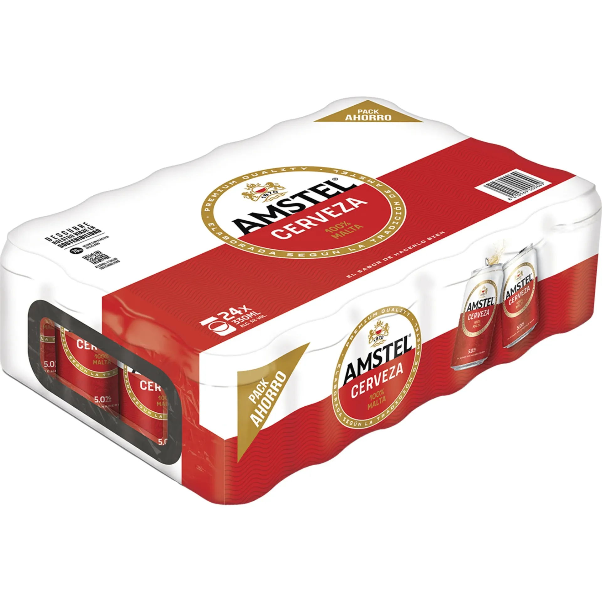 AMSTEL LATA 330 ML
