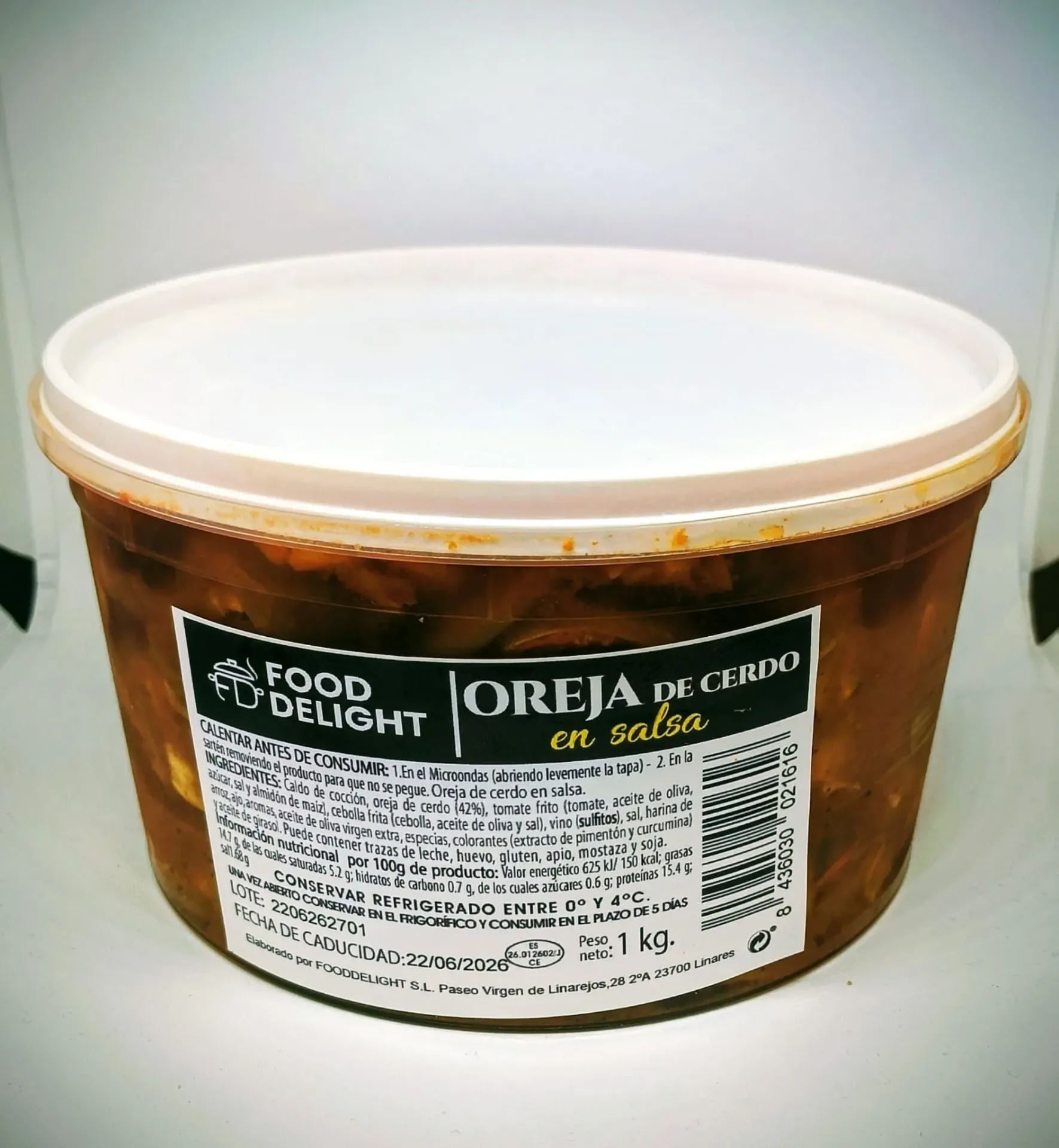 [2225] OREJA DE CERDO EN SALSA 1 KG