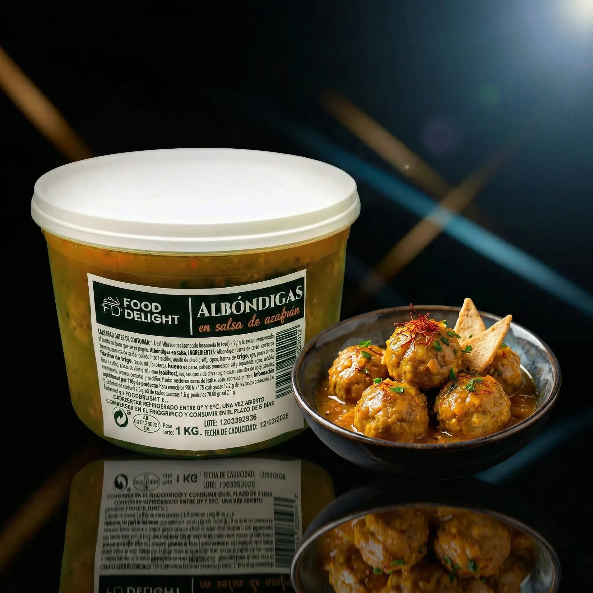 ALBONDIGAS EN SALSA DE AZAFRÁN 1 KG