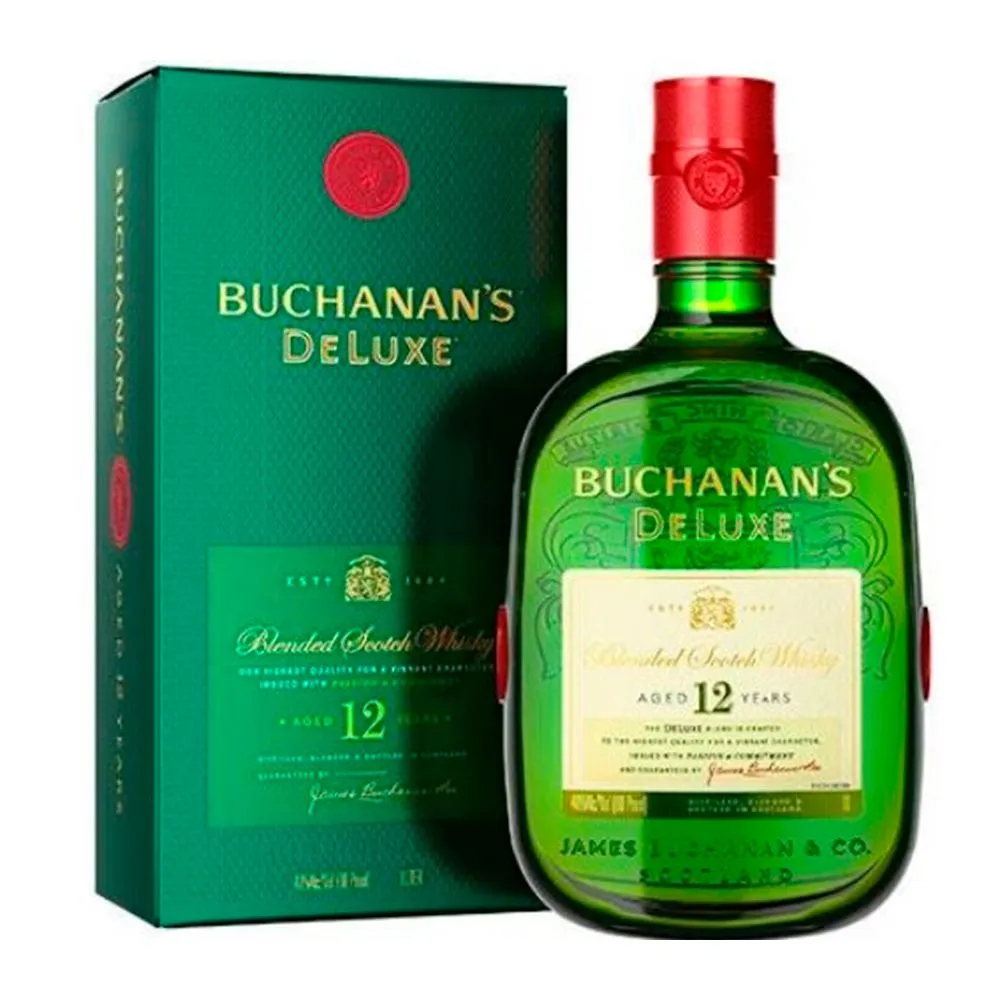 Whisky Buchanan 12 años De Luxe 1,00 Litro 40º